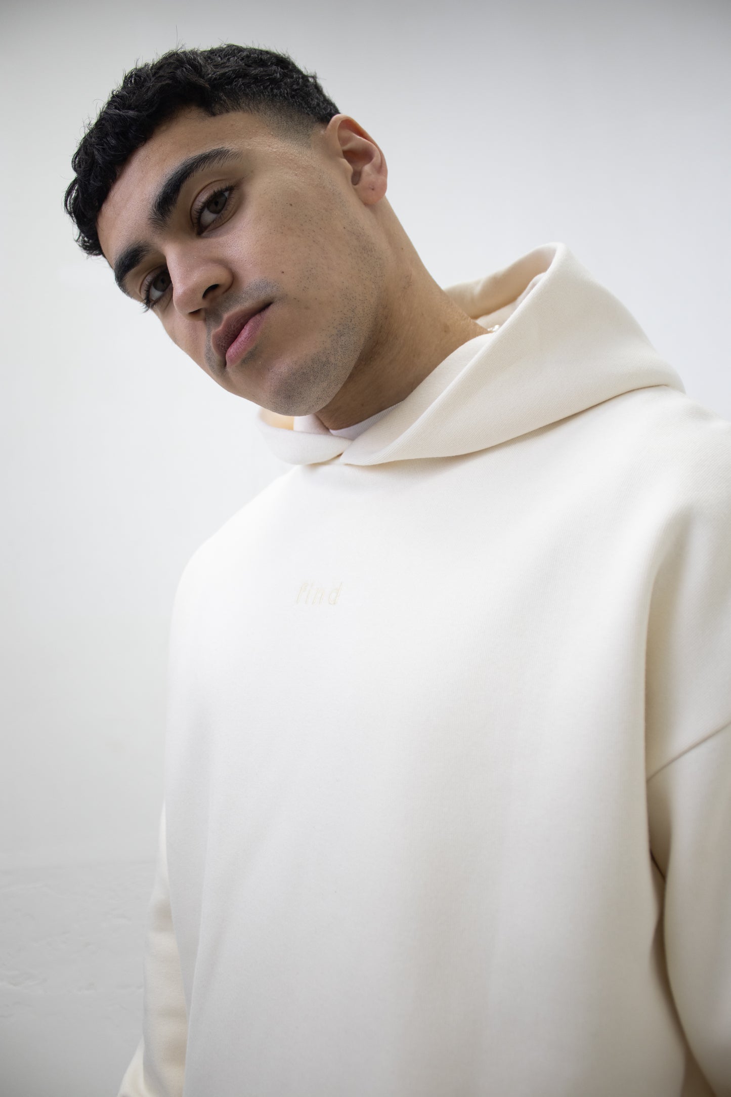 100% Organic Cotton Oversized Hoodie in Stone