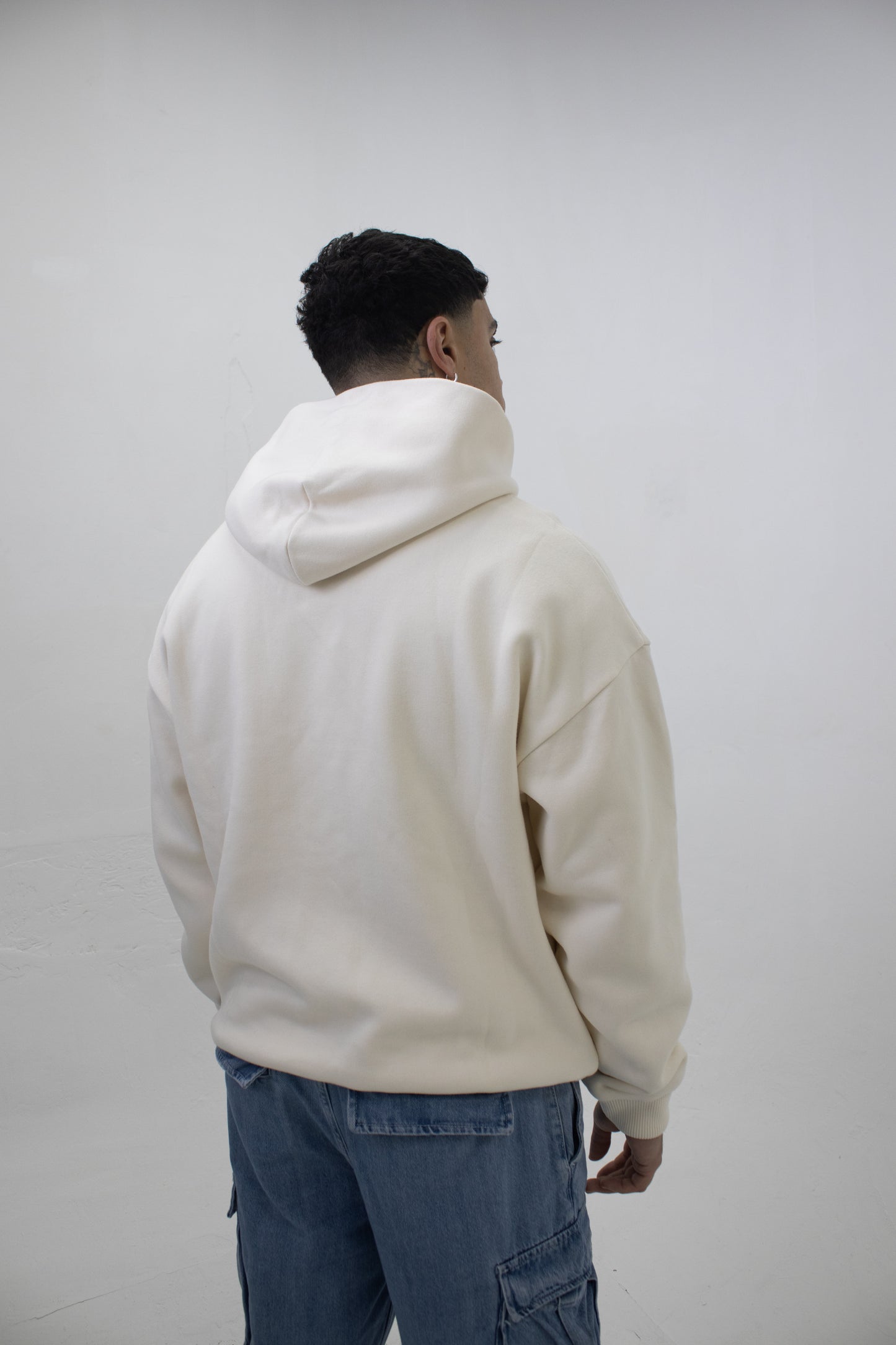 100% Organic Cotton Oversized Hoodie in Stone