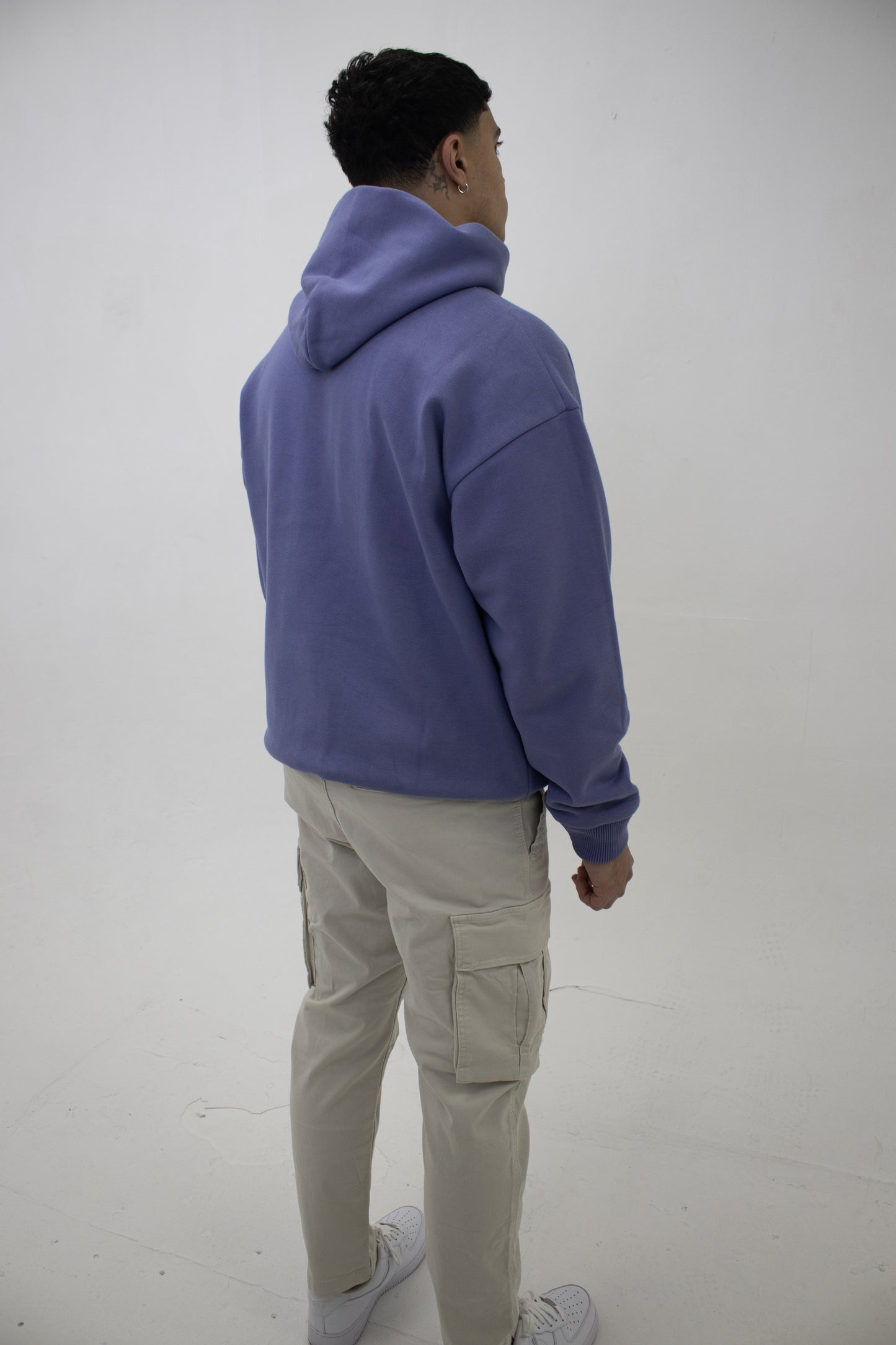 100% Organic Cotton Oversized Hoodie in Lavender