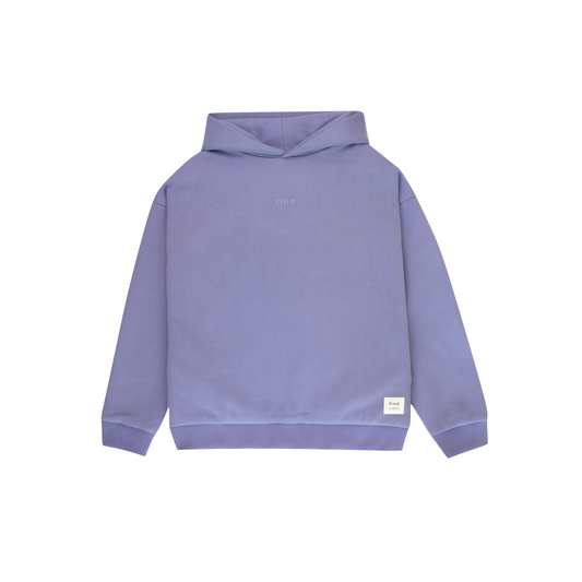 100% Organic Cotton Oversized Hoodie in Lavender