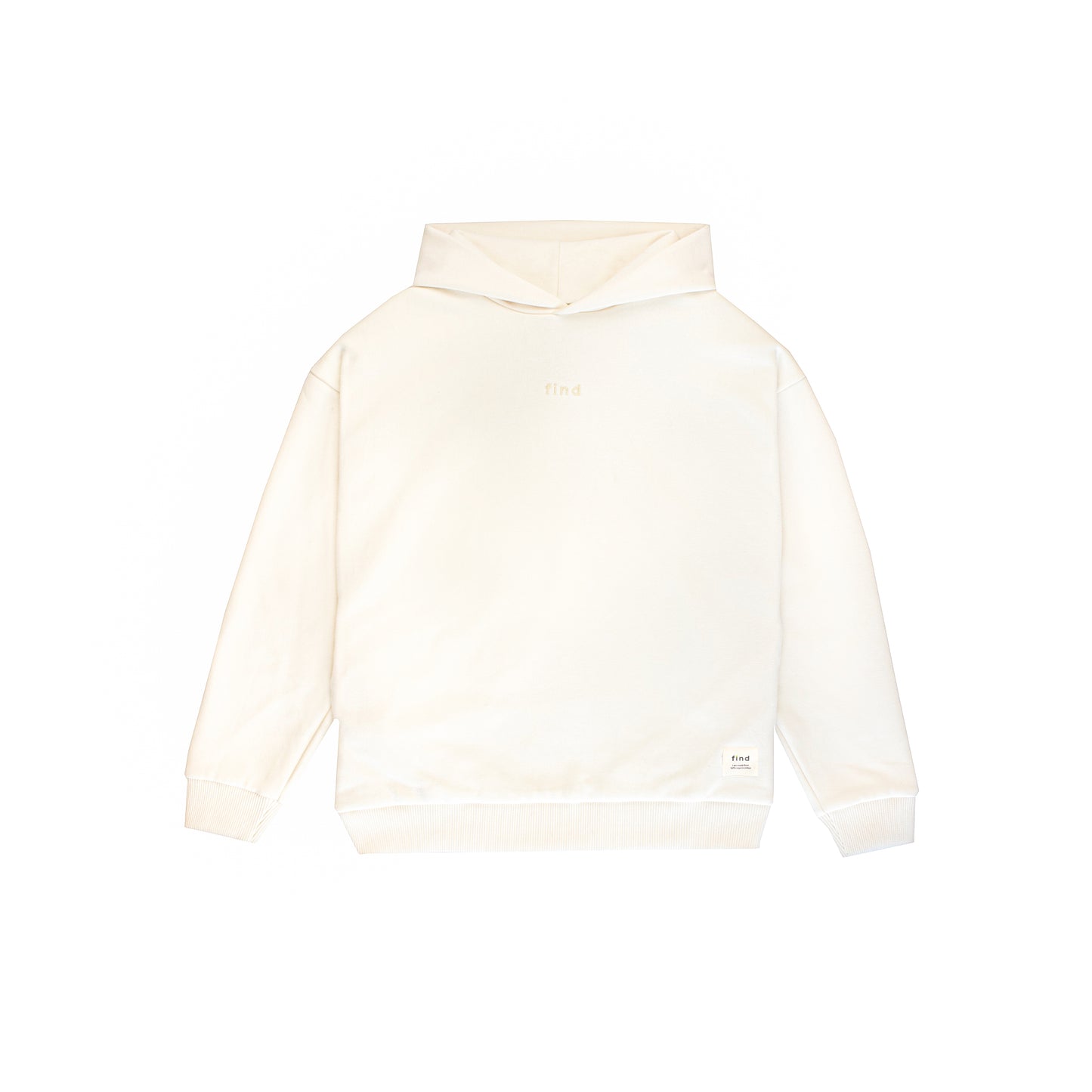 100% Organic Cotton Oversized Hoodie in Stone